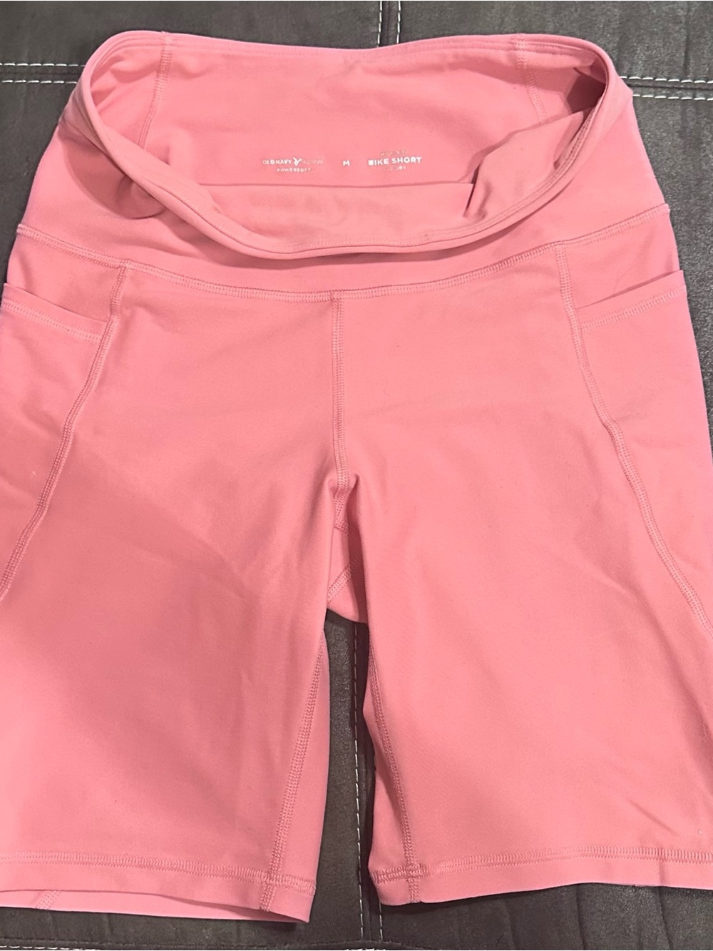 Old Navy Coral Pink Bike Shorts with Side Pockets